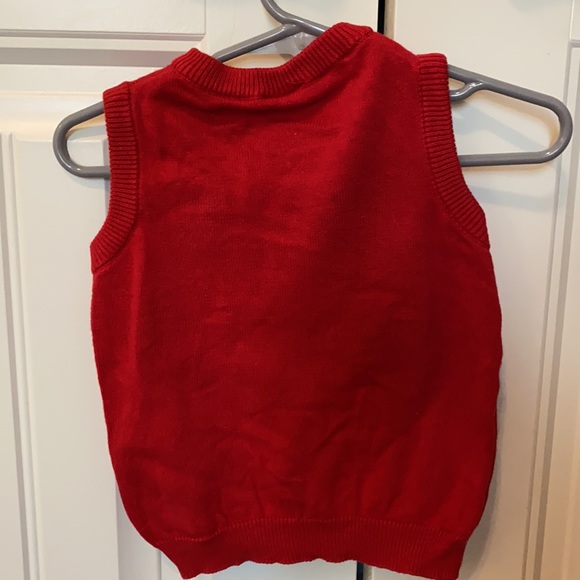 Christmas reindeer baby sweater vest - Picture 4 of 4